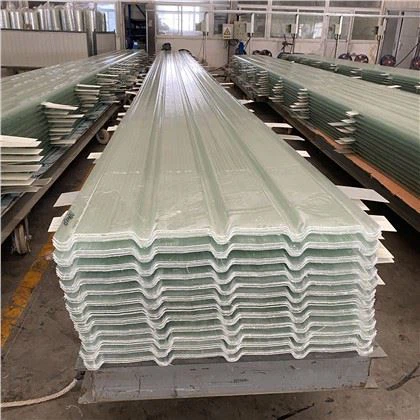 FRP Fiberglas Klare gewellte Dachbahn